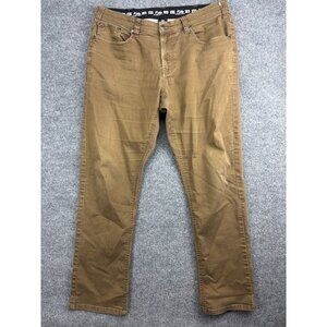 Lois Brad Pants Men's 38 Brown Denim Slim Leg Extensible Stretch Jeans